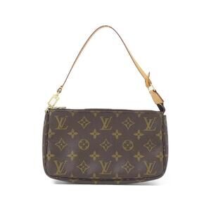 LOUIS VUITTON Brown Monogram Pochette Pouch